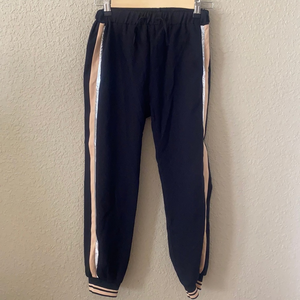 Zara Girls Black Joggers Pants Size 11-12